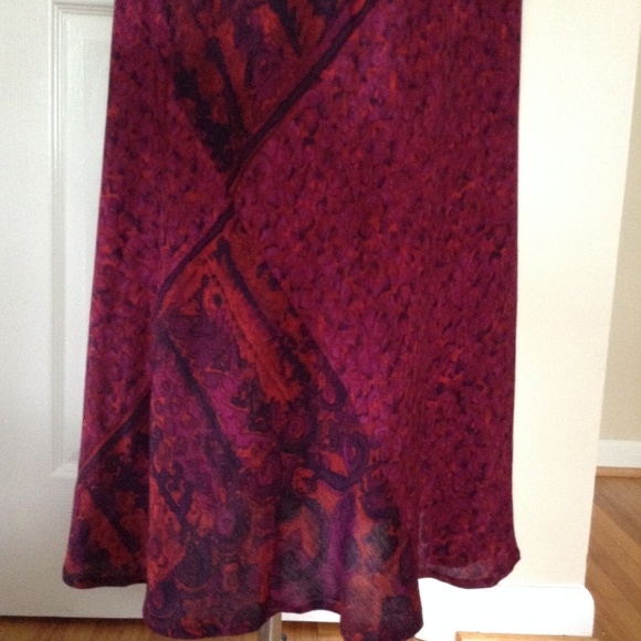 Vintage Carole Little Pieced Pattern Maxi Dress - Picture 6 of 8